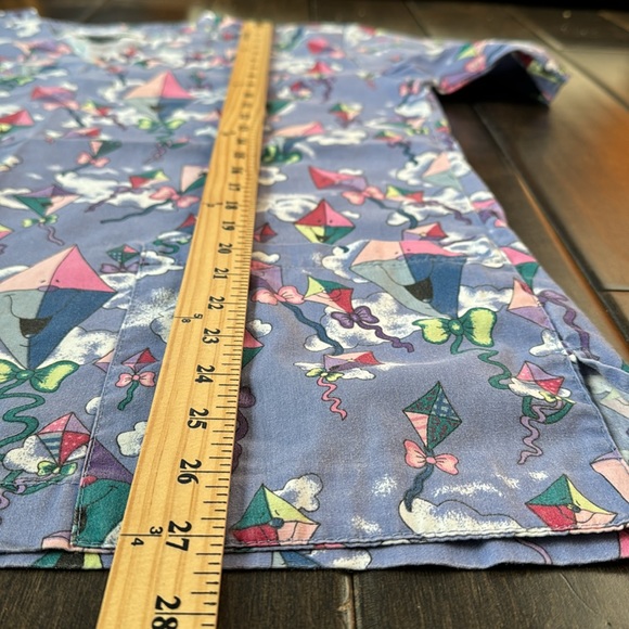 💜3/$15 Natural Uniforms Natural Prints Kites Scrub - Picture 8 of 9